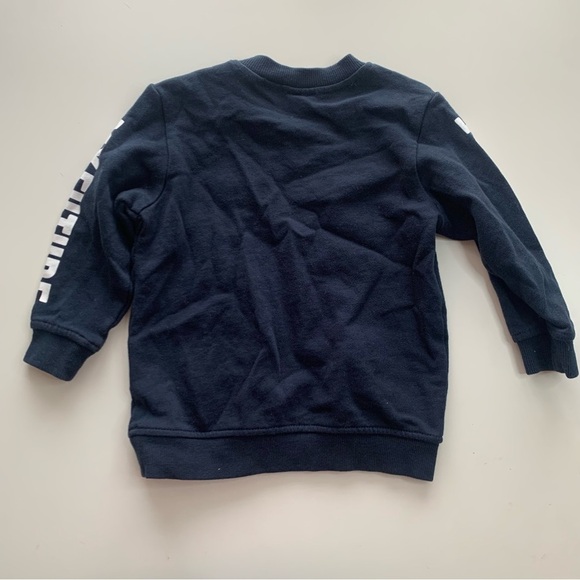 H&M Navy Kids Sweatshirt with White Lettering - Picture 5 of 6